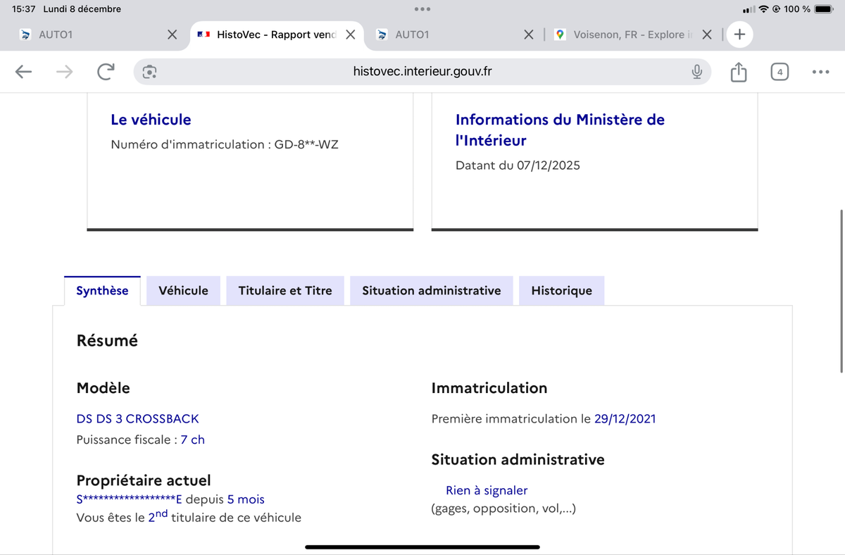 DS Automobiles d'occasion
