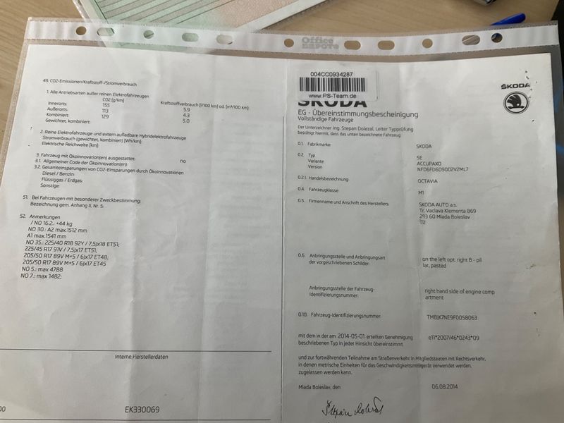 Skoda Octavia 2.0 TDI RS — zdjęcie 16