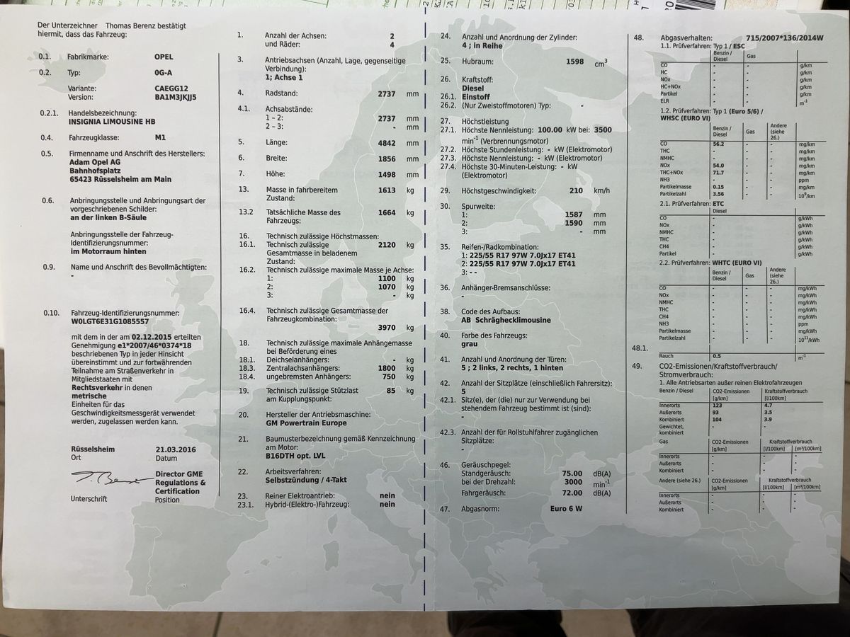 Opel Insignia d'occasion