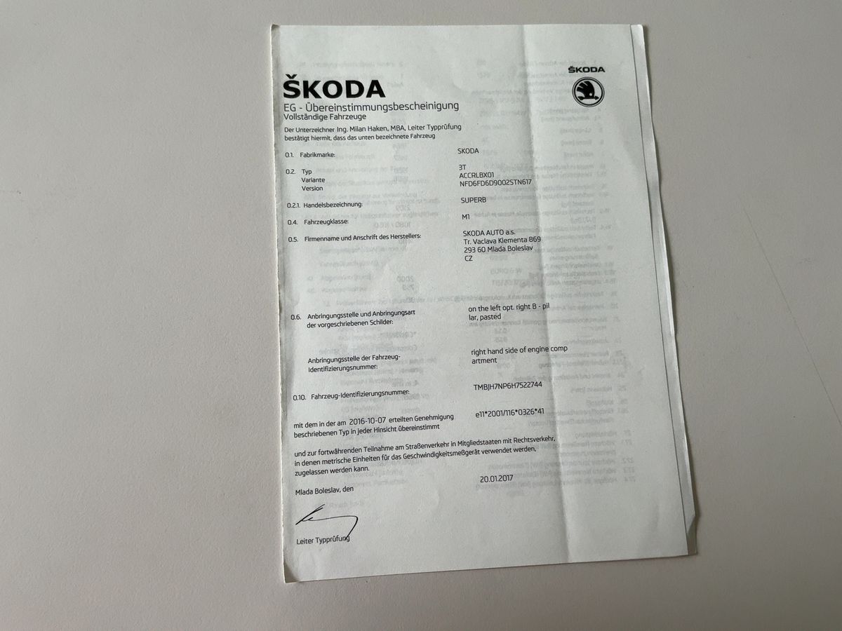 Skoda Superb d'occasion