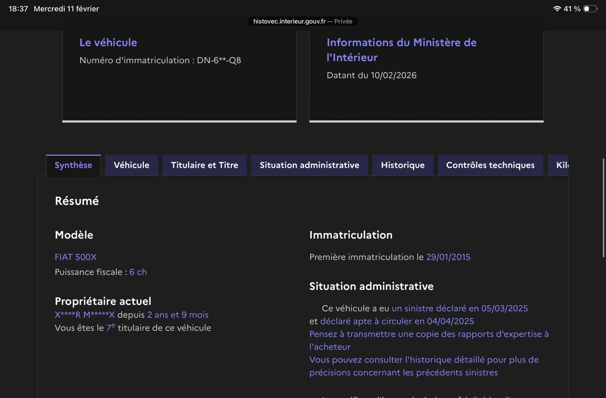 Fiat 500X d'occasion