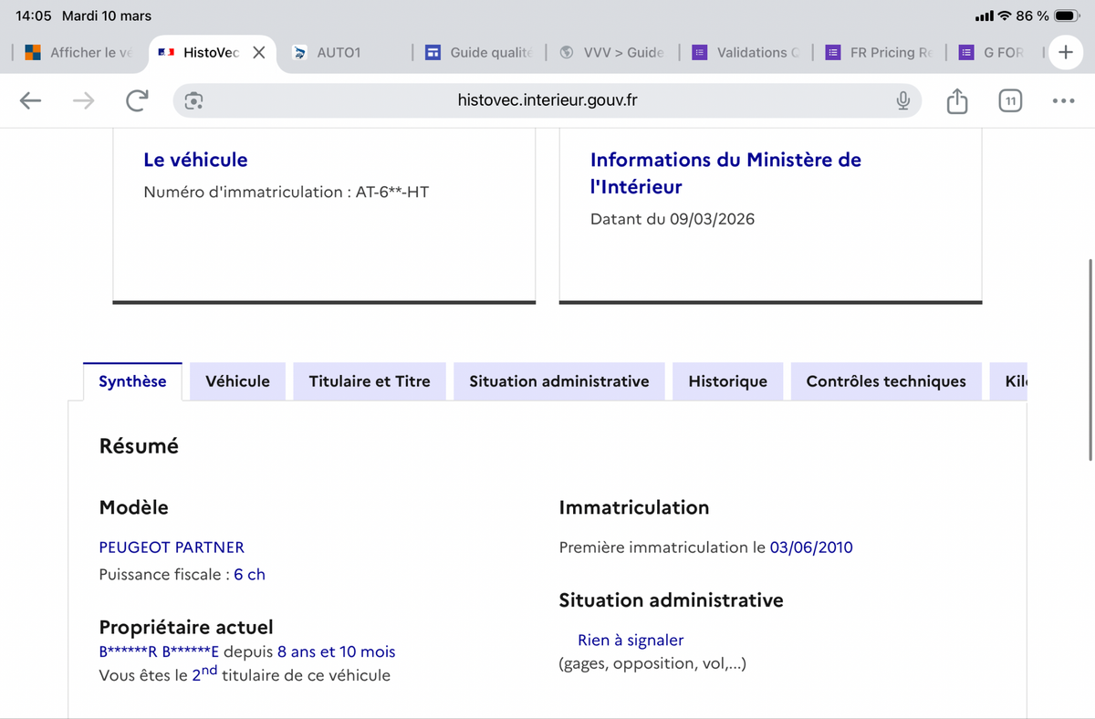 Peugeot Partner d'occasion