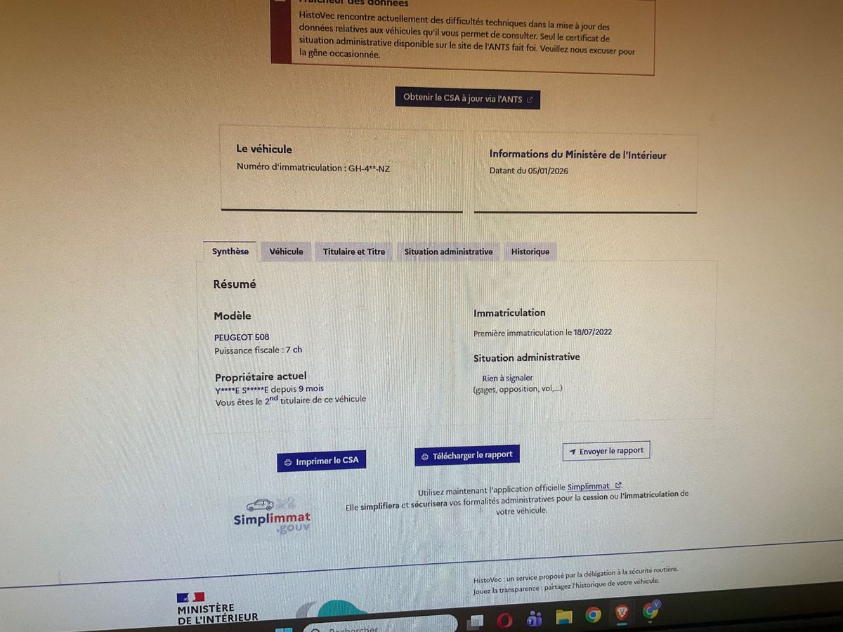 Peugeot 508 d'occasion