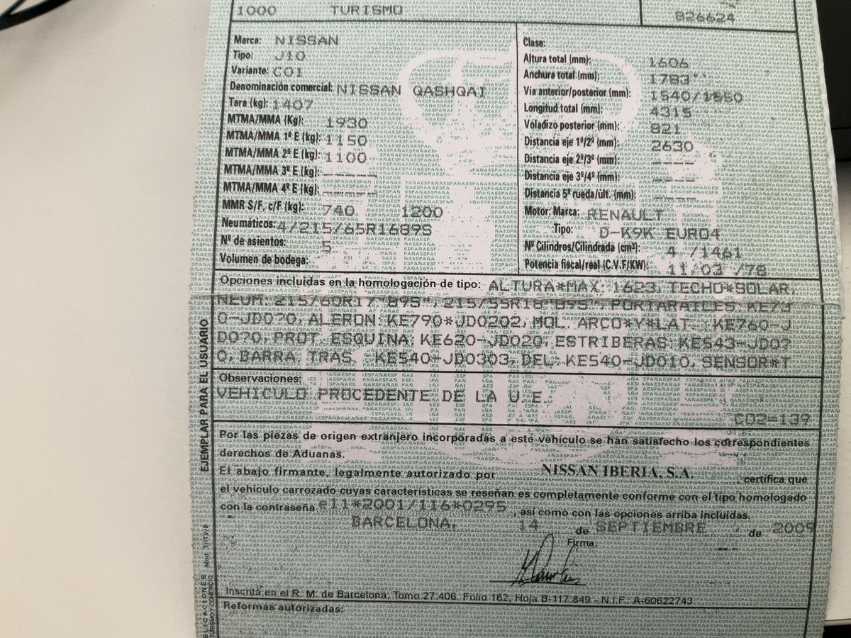 Nissan Qashqai d'occasion