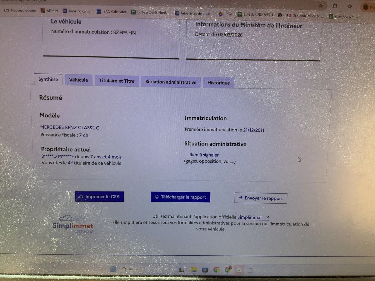 Mercedes-Benz C-Klasse d'occasion