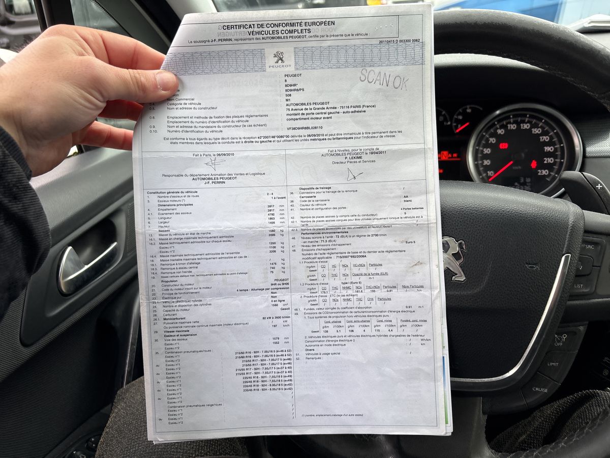 Peugeot 508 d'occasion