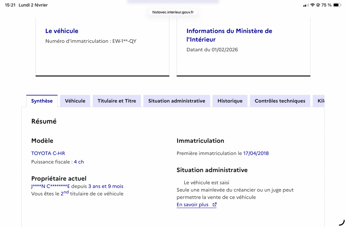 Toyota C-HR d'occasion