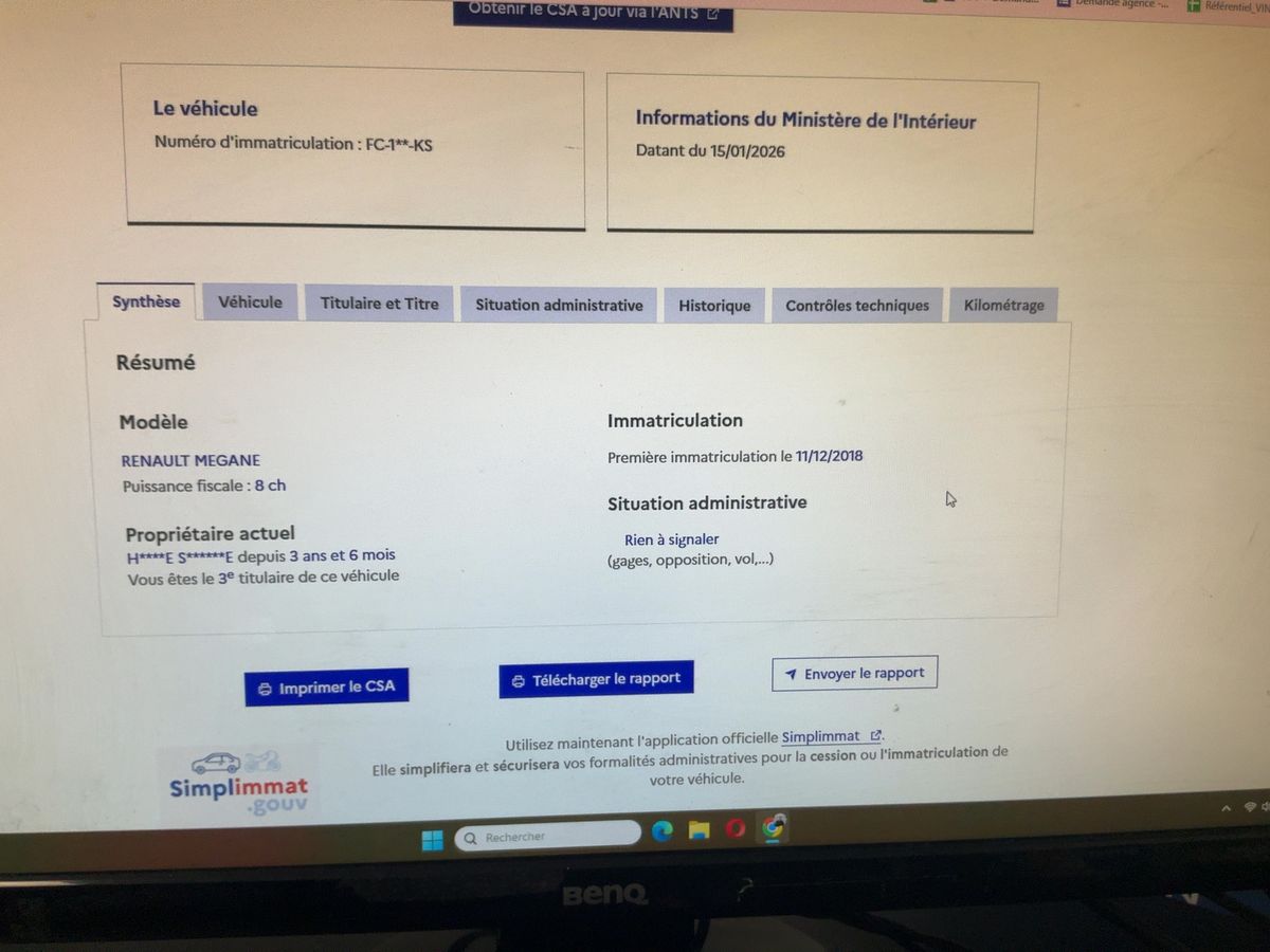 Renault Megane d'occasion