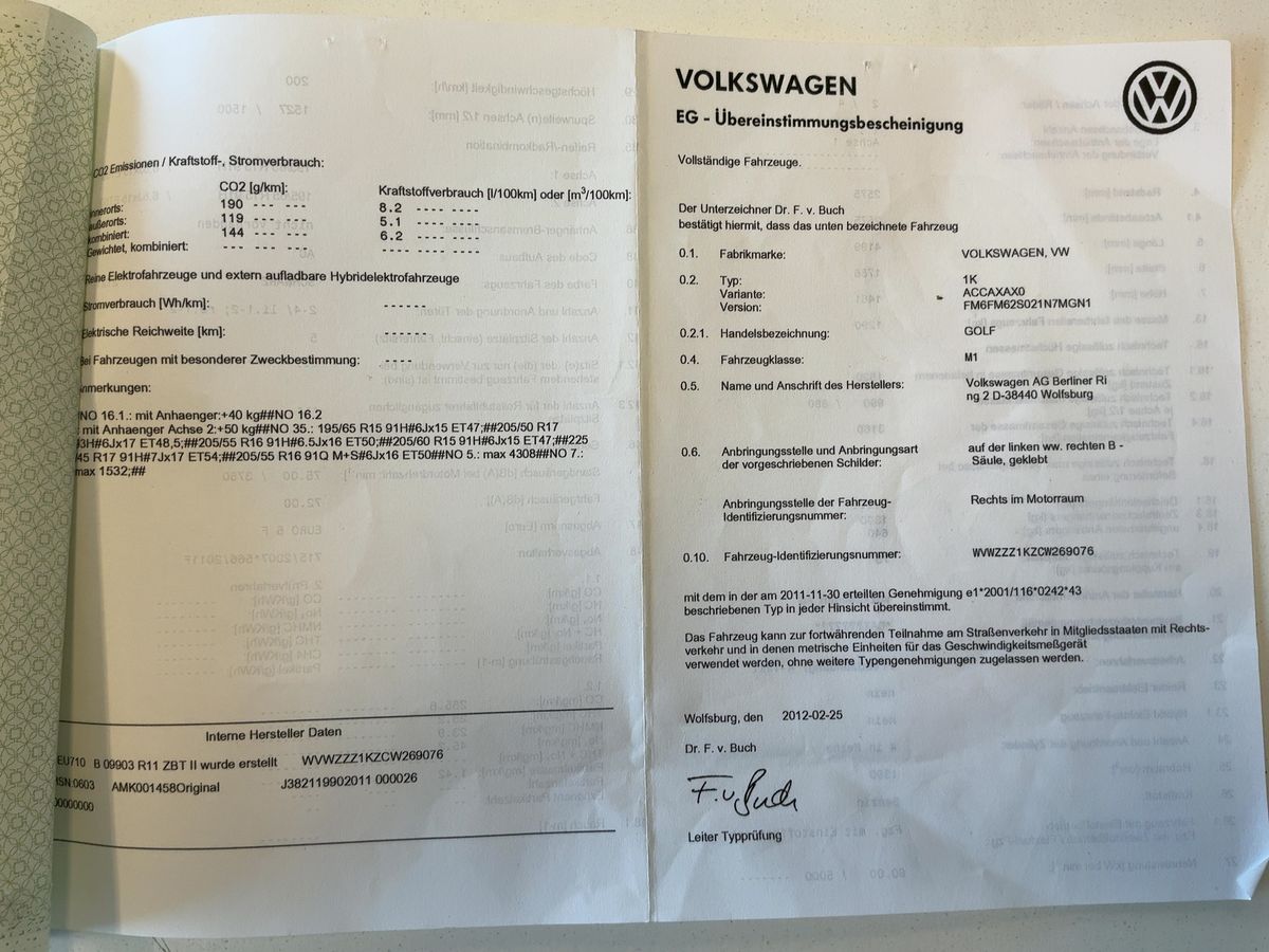 Volkswagen Golf VI 1.4 TSI Style