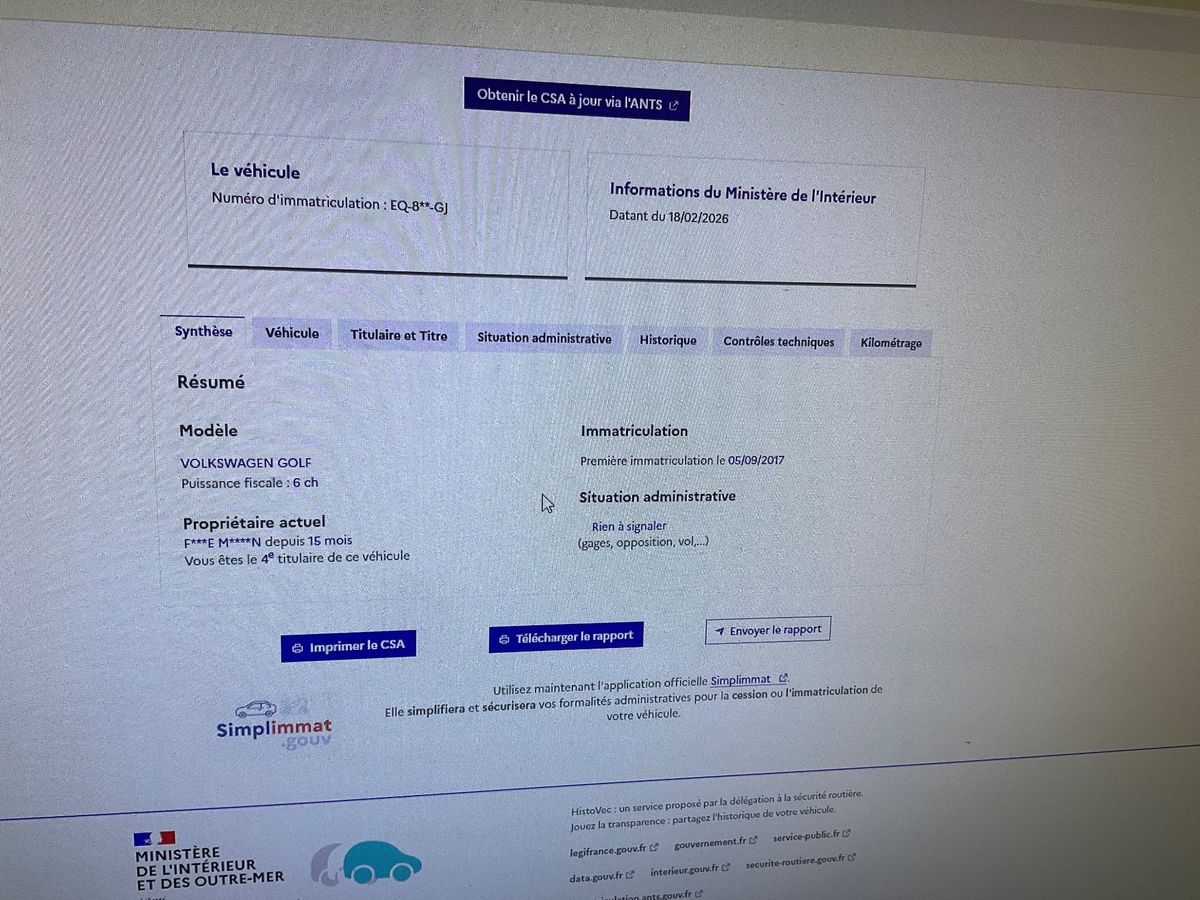 Volkswagen Golf d'occasion