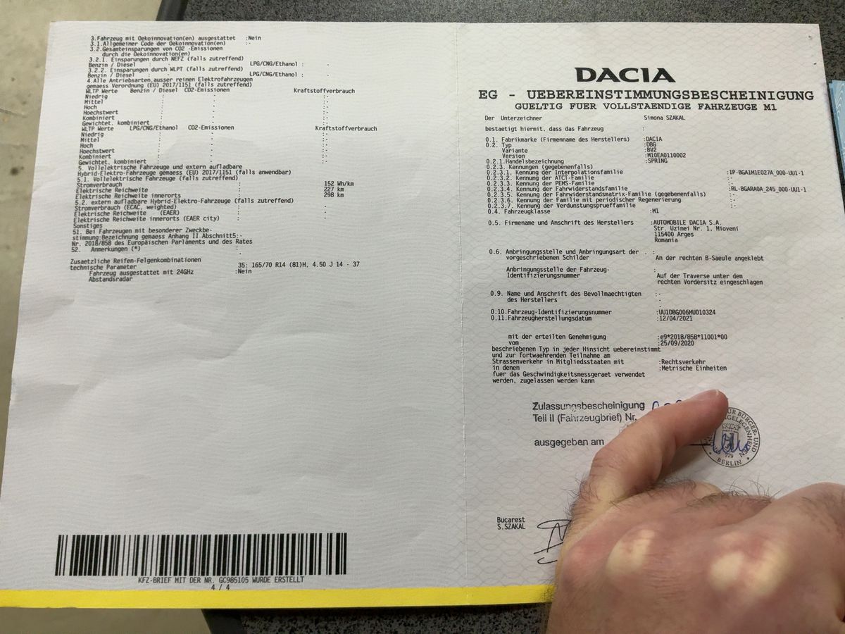 Dacia Spring d'occasion