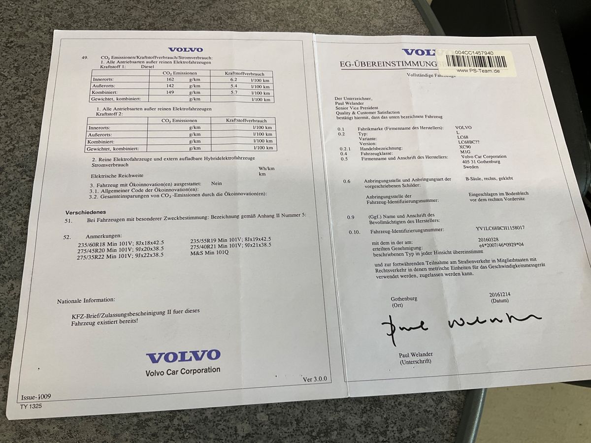 Volvo XC90 2.0 D5 R-Design AWD