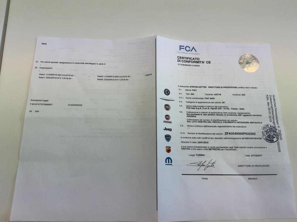 Fiat 500X d'occasion