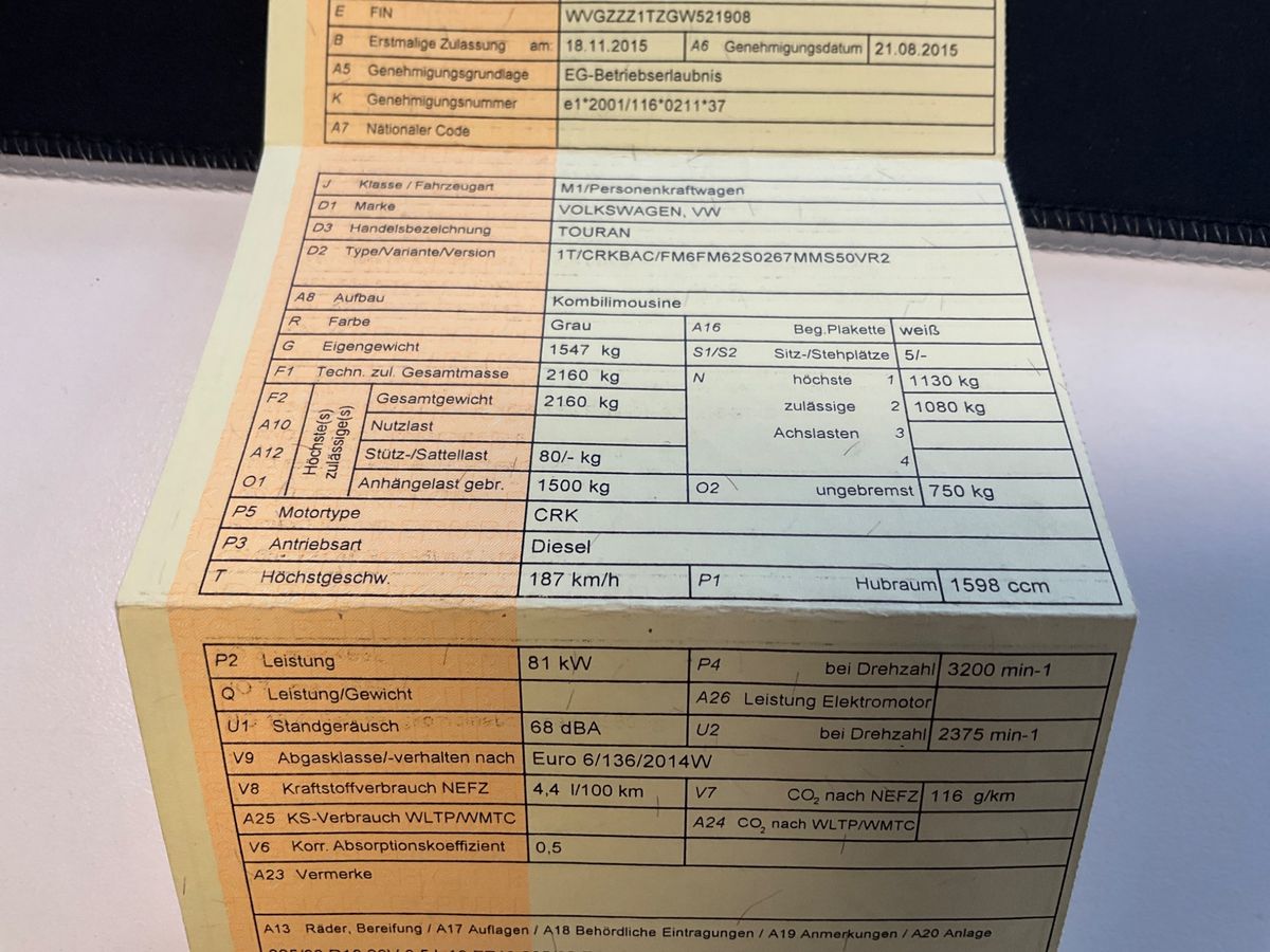 Volkswagen Touran d'occasion