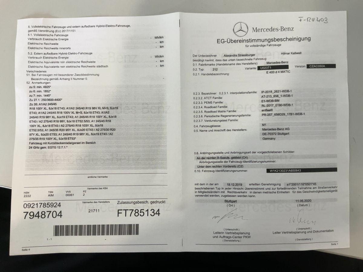Mercedes-Benz E-Klasse d'occasion