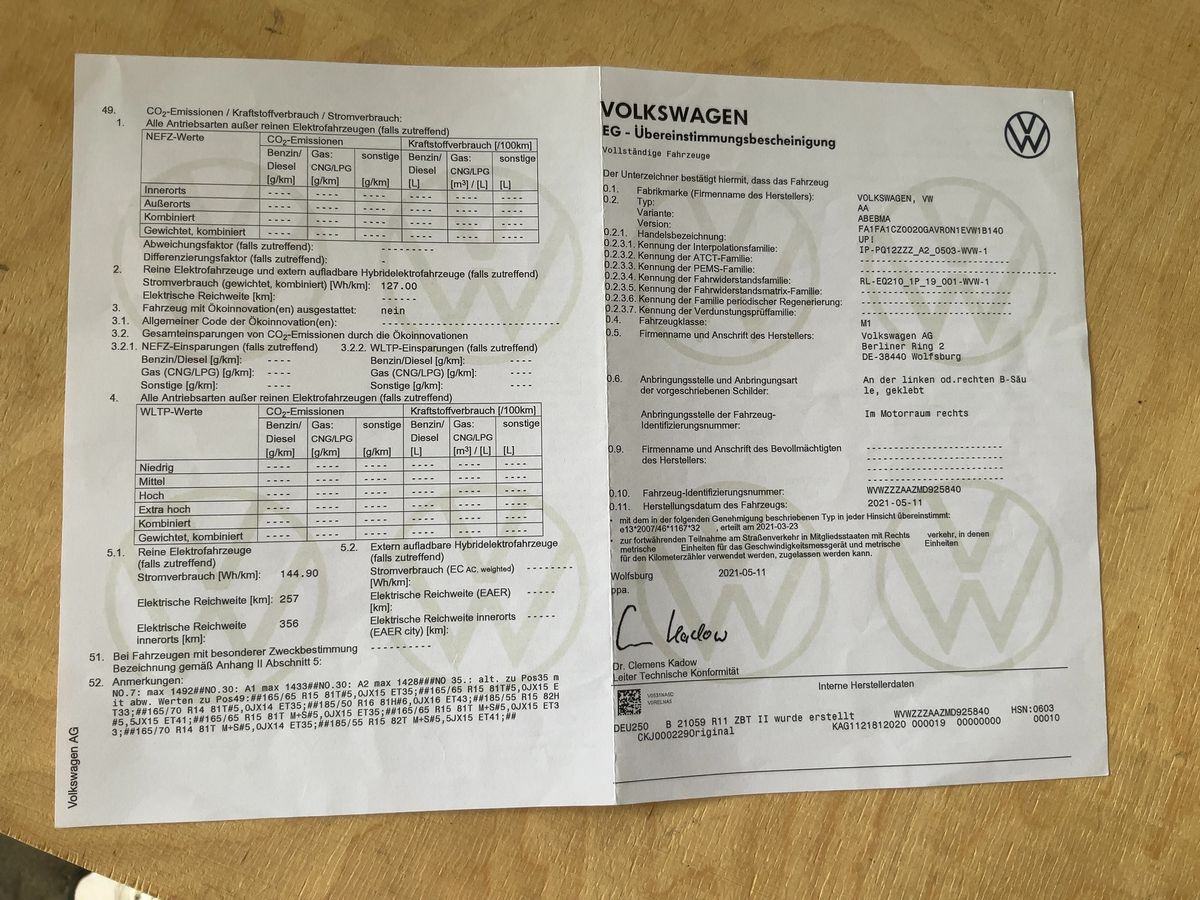 Volkswagen up! d'occasion