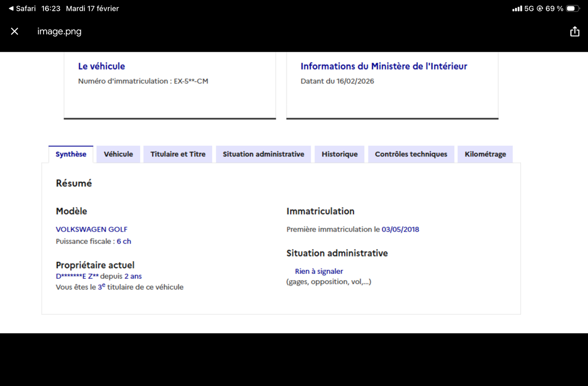 Volkswagen Golf d'occasion