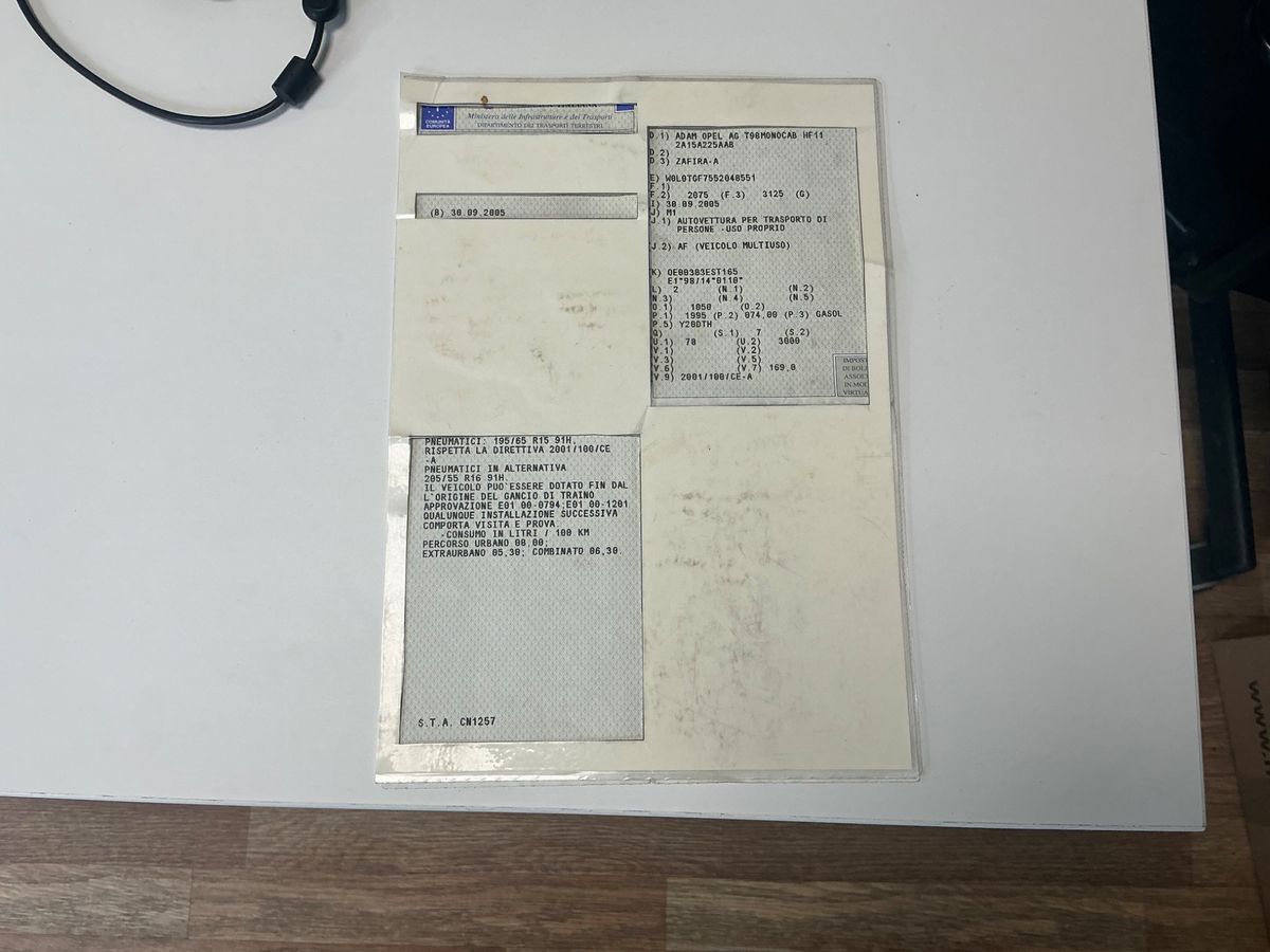 Opel Zafira 1.9 CDTI Basis