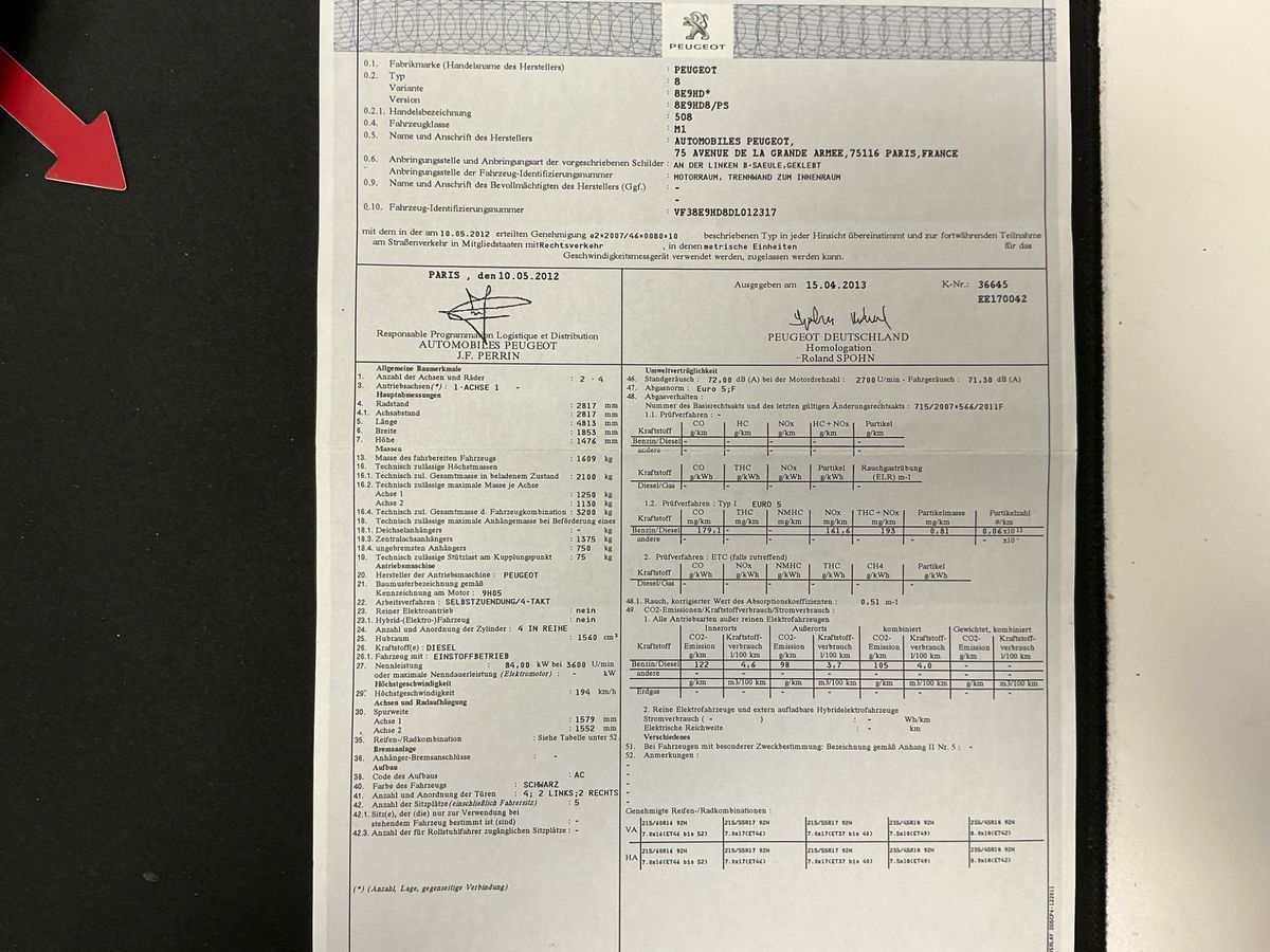 Peugeot 508 1.6 e-HDi Access