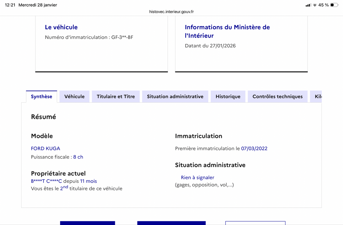 Ford Kuga d'occasion