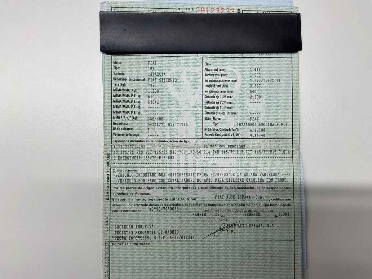 Fiat Seicento d'occasion