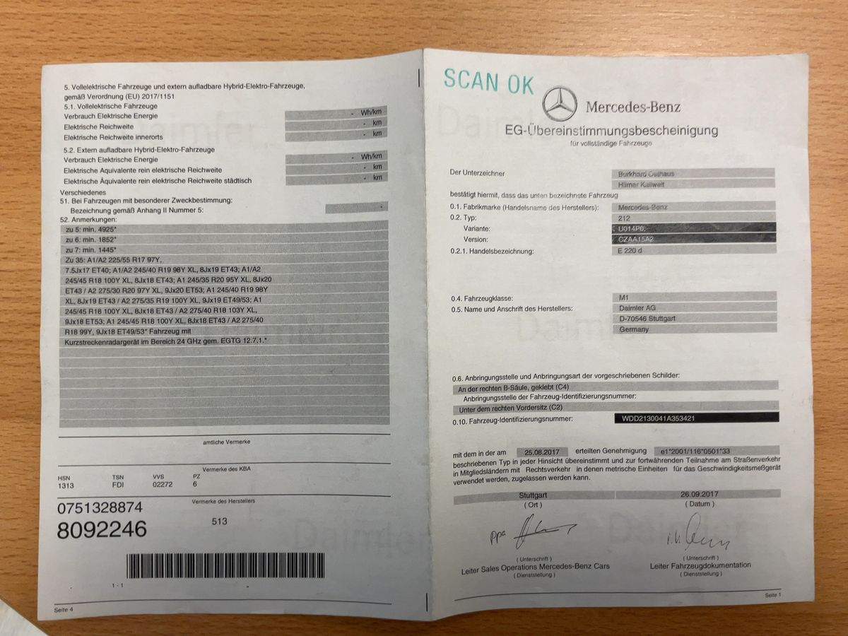 Mercedes-Benz E-Klasse d'occasion