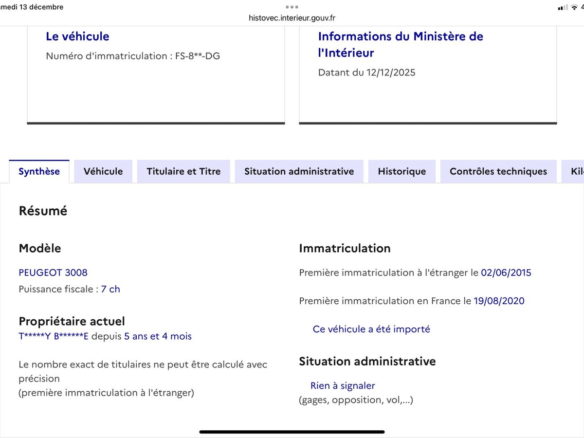 Peugeot 3008 d'occasion