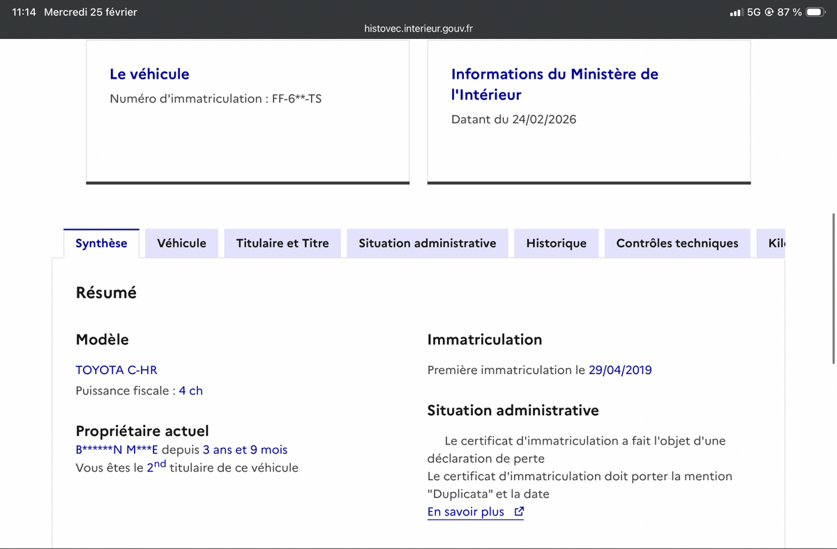 Toyota C-HR d'occasion
