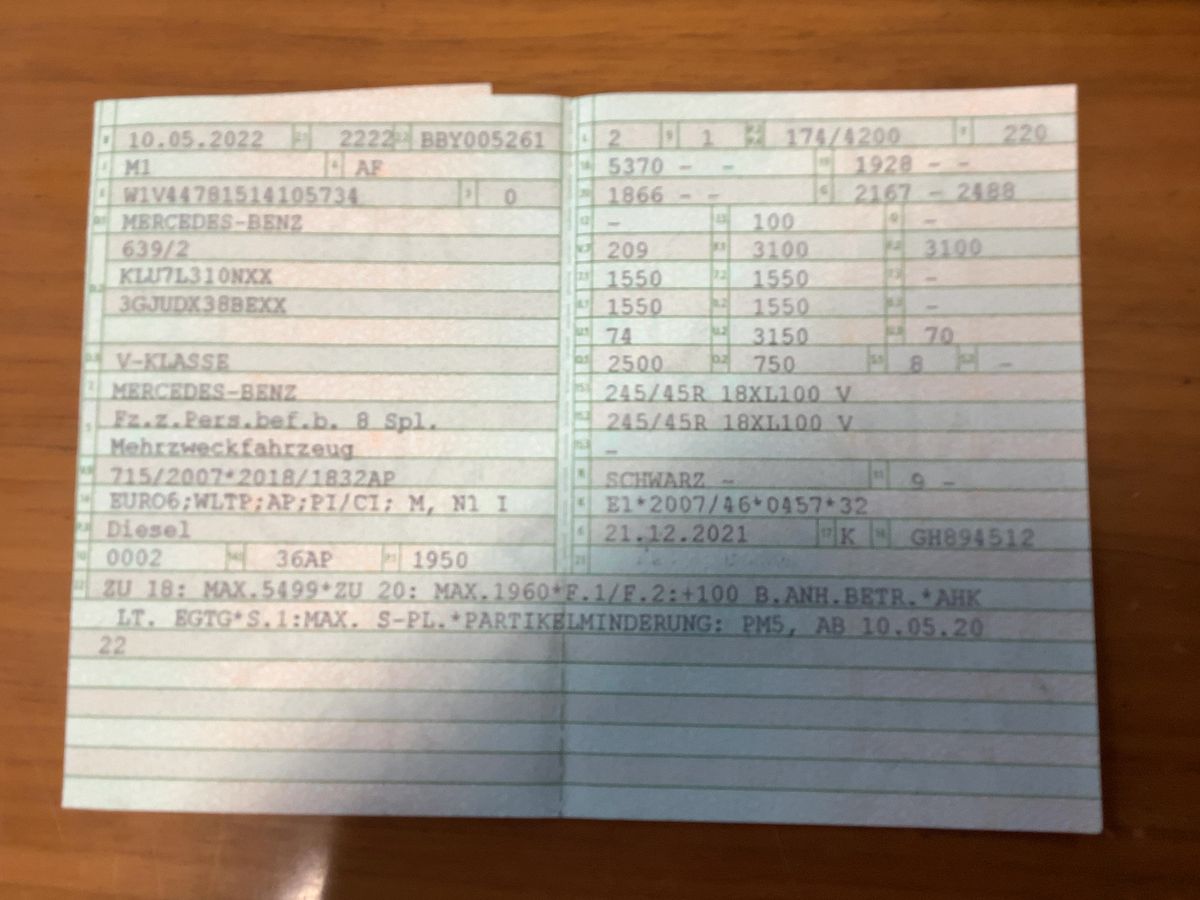 Mercedes-Benz V-Klasse d'occasion