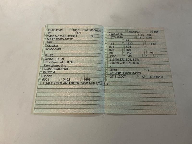 Mercedes-Benz B-Klasse B 170 — zdjęcie 5