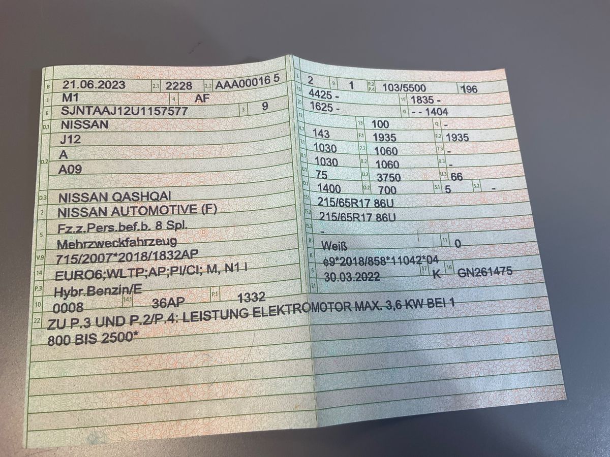 Nissan Qashqai 1.3 DIG-T Mild-Hybrid Visia