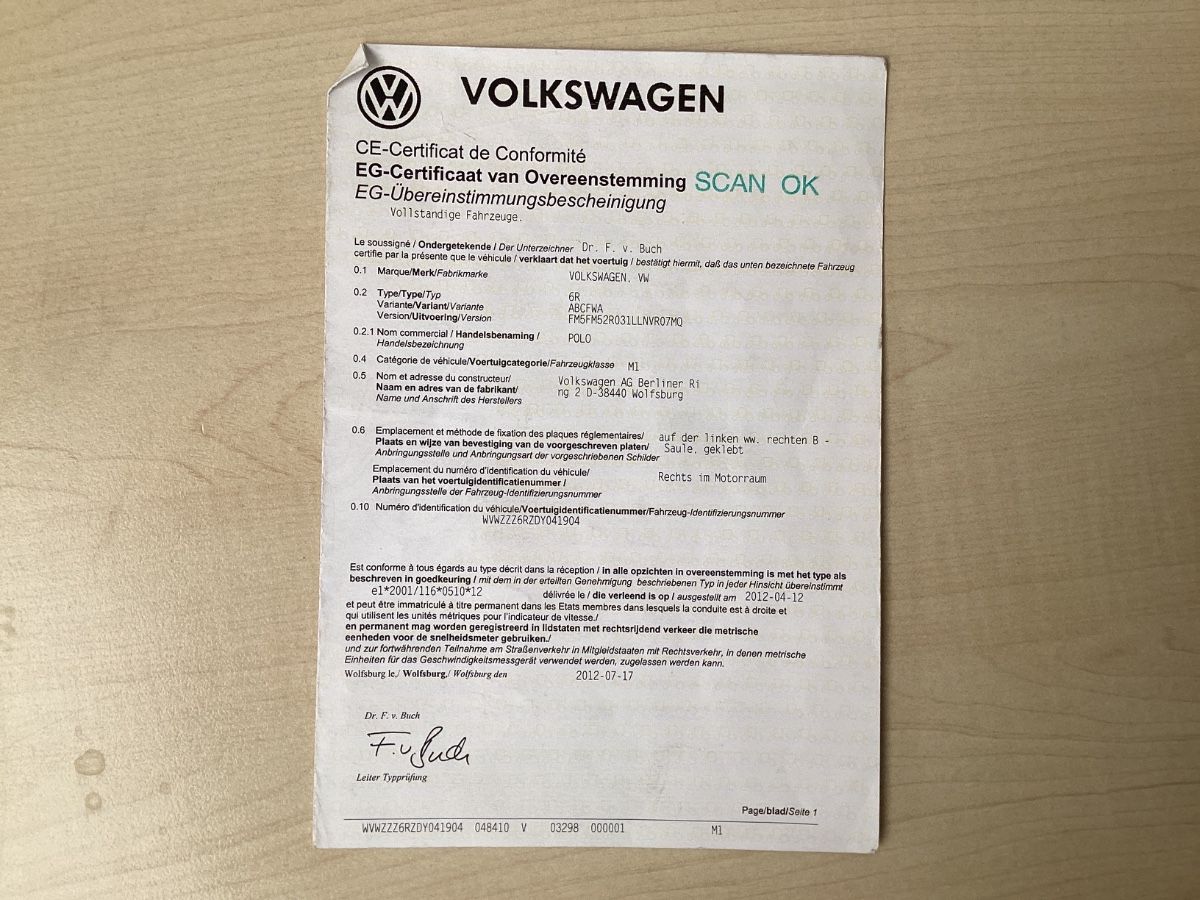 Volkswagen Polo 1.2 TDI Trendline