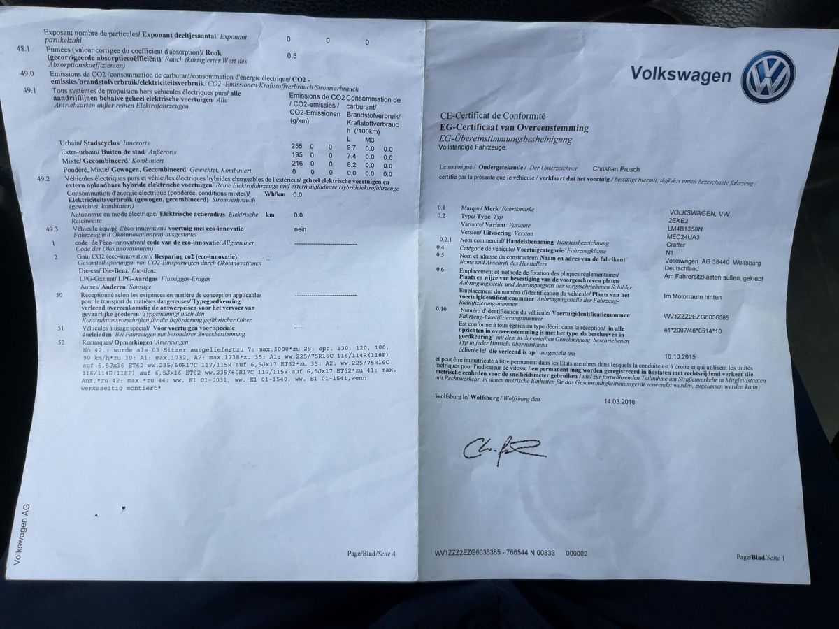 Volkswagen Crafter d'occasion