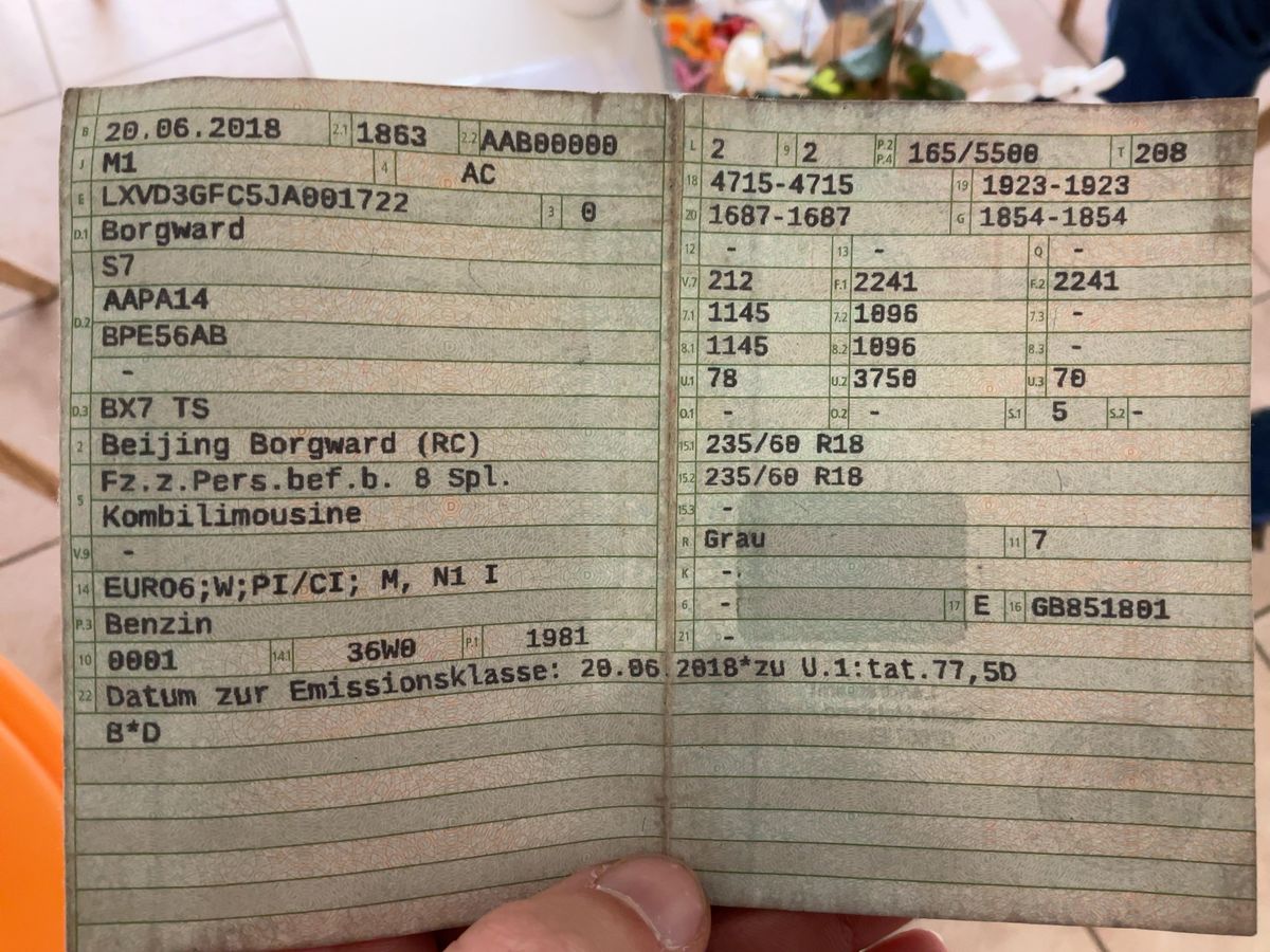 Borgward BX7 d'occasion