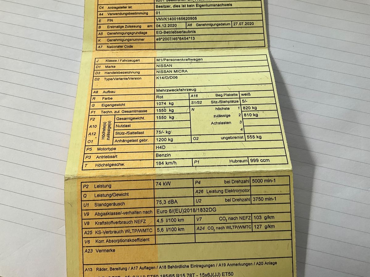 Nissan Micra 1.0 IG-T Acenta