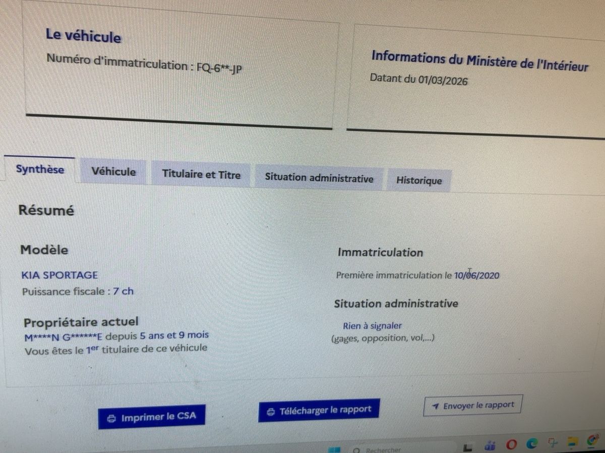 Kia Sportage d'occasion