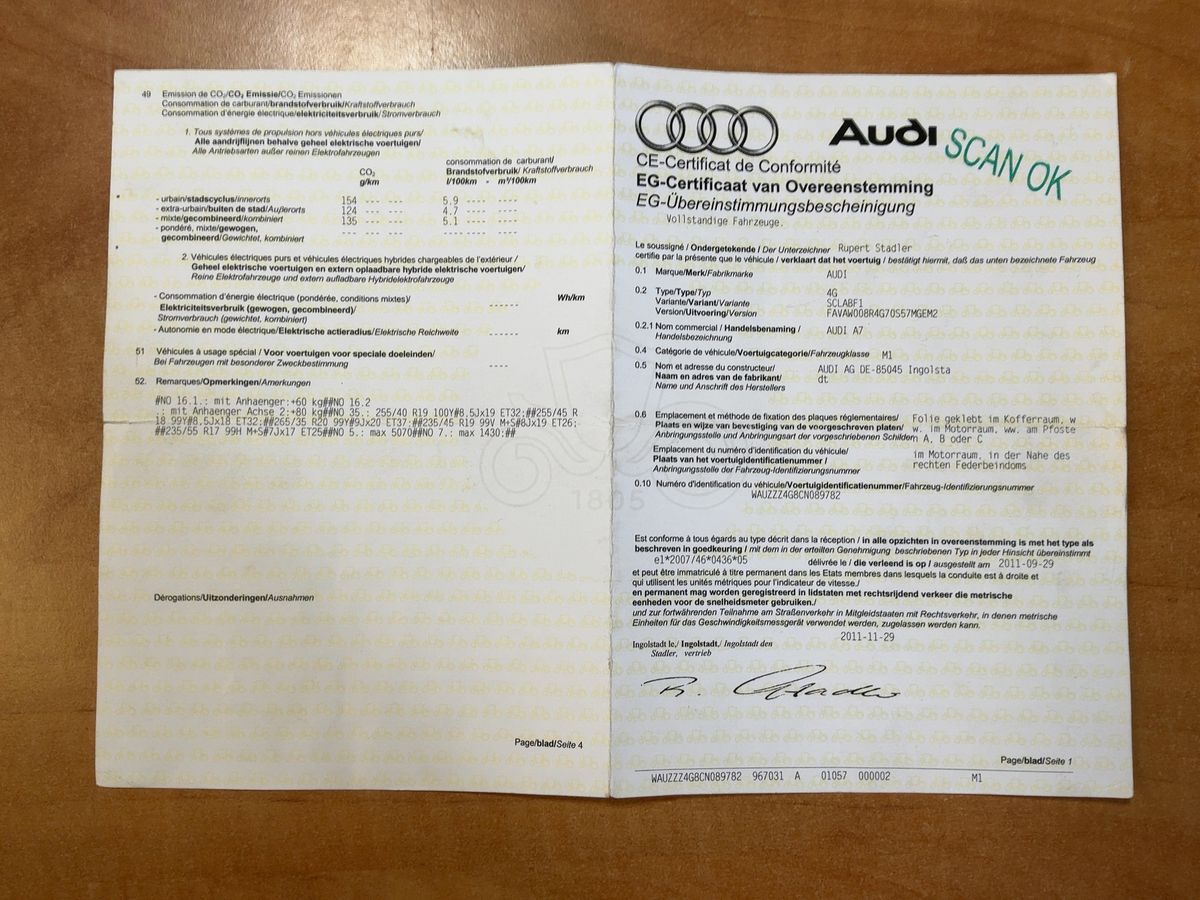 Audi A7 d'occasion