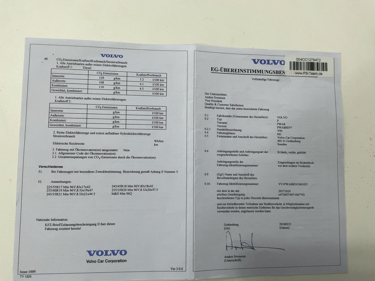 Volvo V90 d'occasion