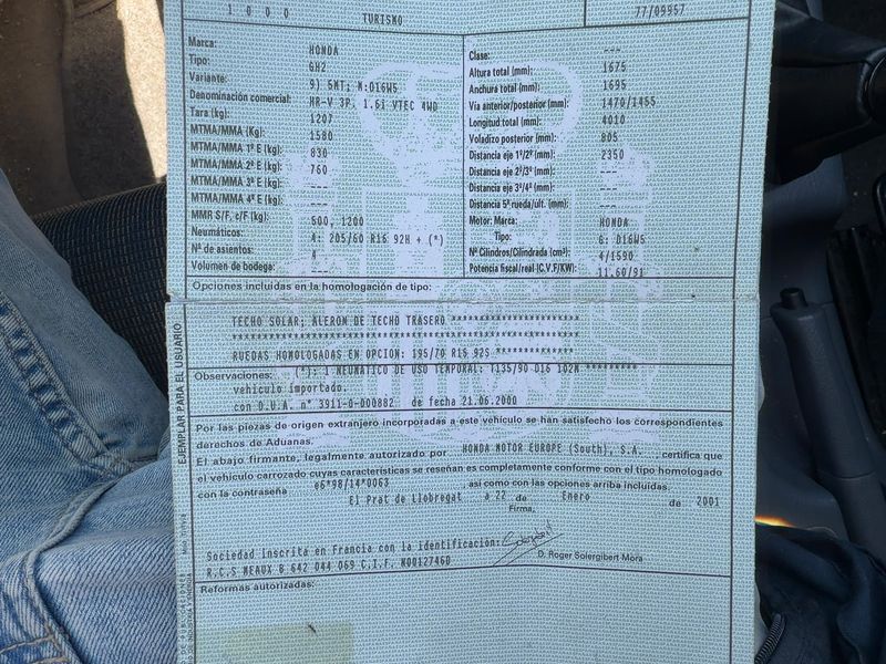 Honda HR-V 1.6 4WD VTEC — zdjęcie 16