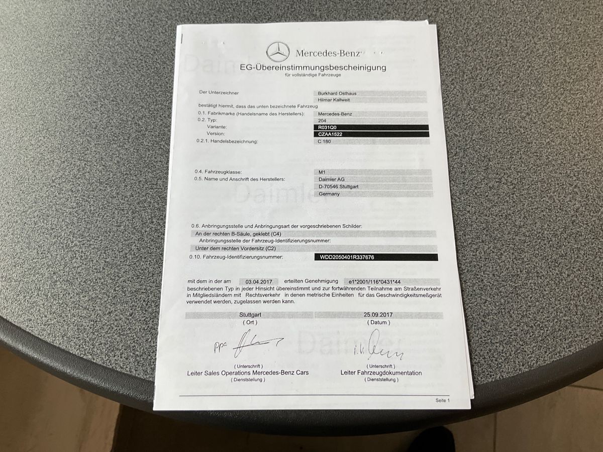 Mercedes-Benz C-Klasse d'occasion