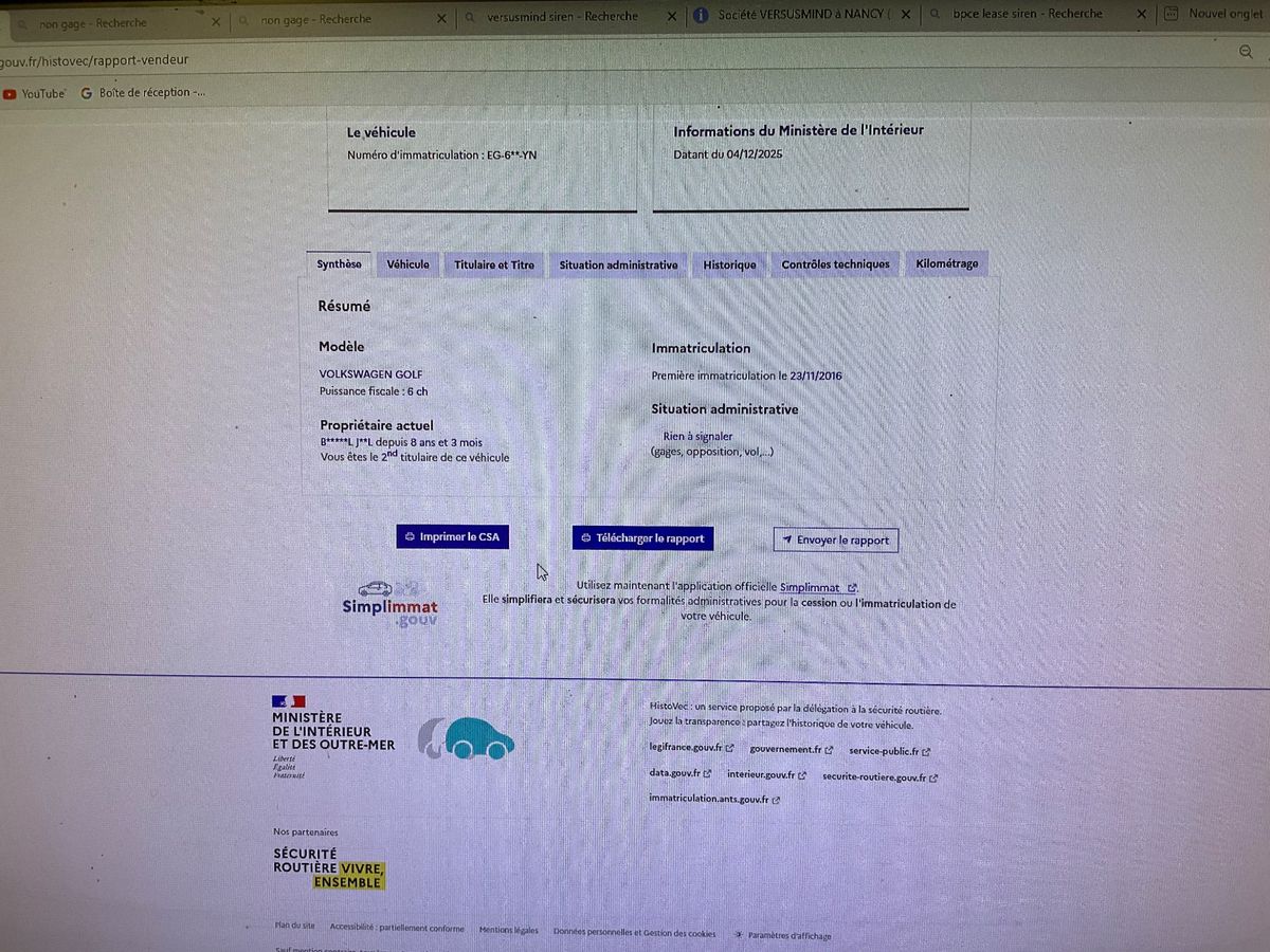 Volkswagen Golf d'occasion