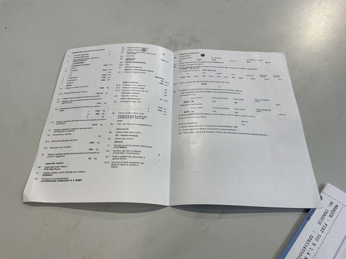 Fiat 500X 1.4 Turbo Lounge