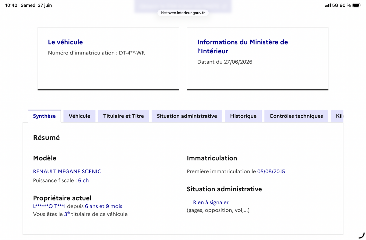 Renault Scenic d'occasion