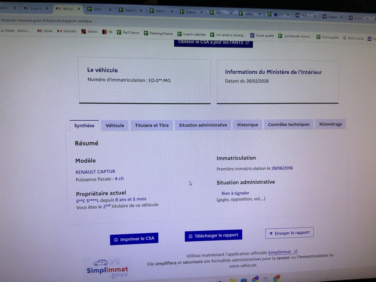 Renault Captur d'occasion