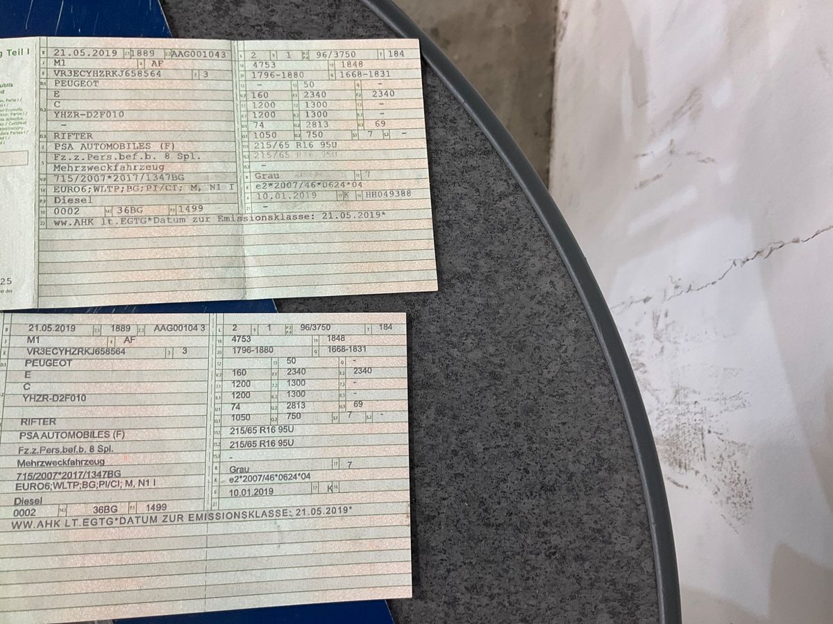 Peugeot Rifter d'occasion