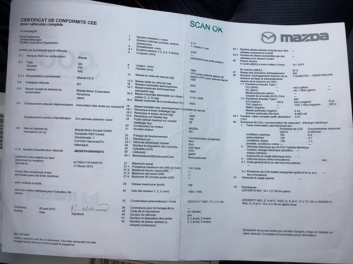 Mazda CX-5 d'occasion