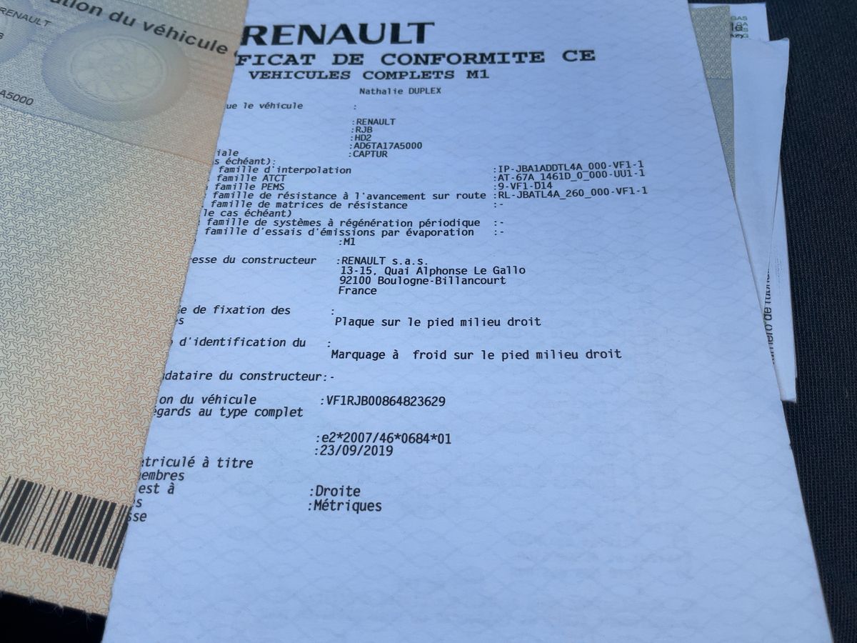 Renault Captur d'occasion