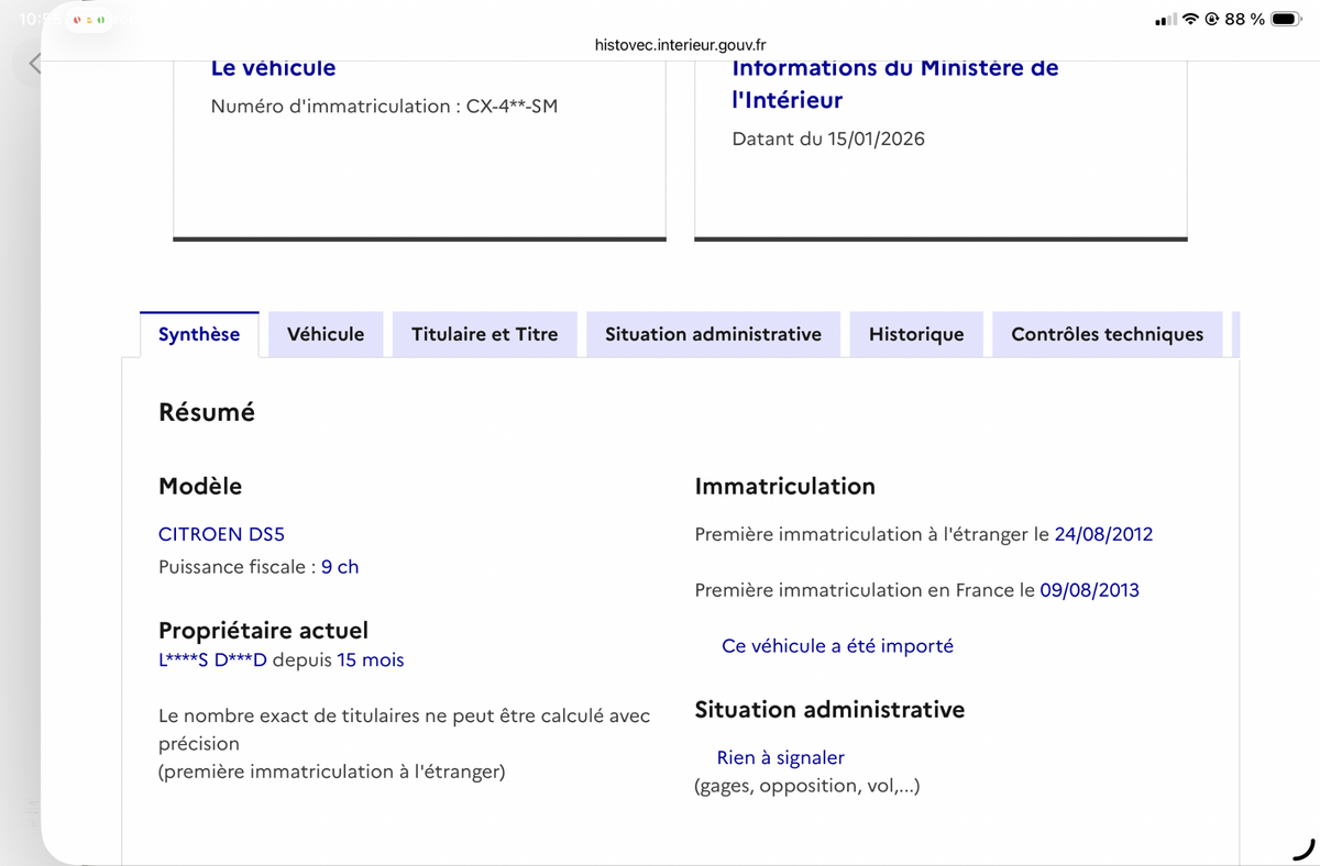 Citroen DS5 d'occasion