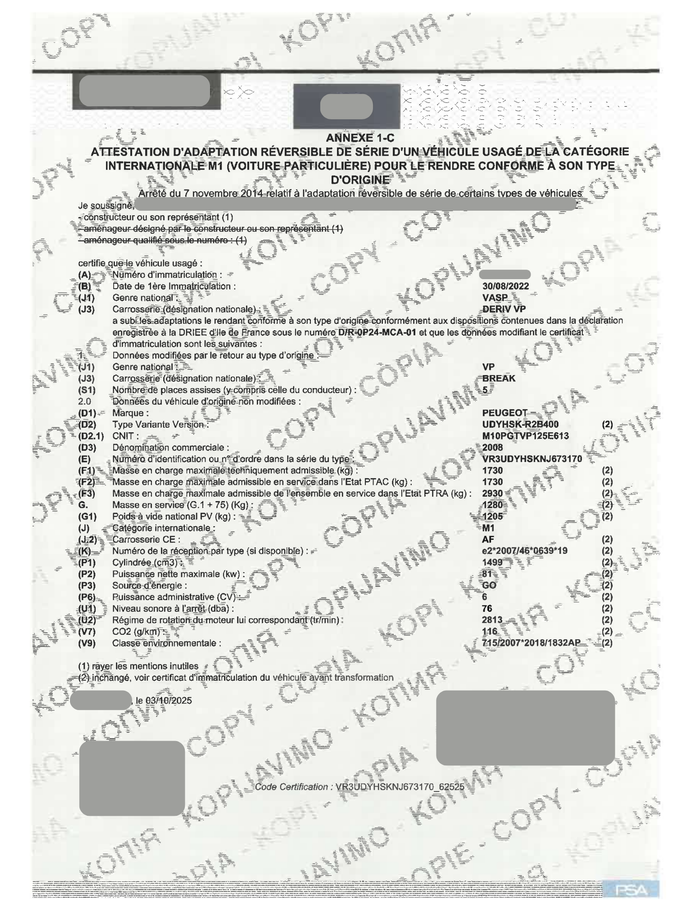 Peugeot 2008 d'occasion