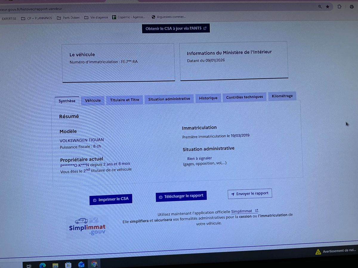 Volkswagen Tiguan d'occasion